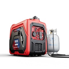 4500W Dual-Fuel Portable Inverter Generator for Home Use Camping Outdoor 30A RV