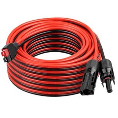 10AWG Solar Panel to Anderson-Style Connector Extension Cable 35FT, Tinned Co…