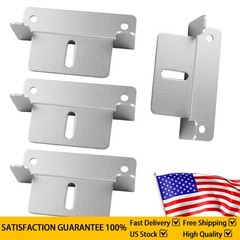 4/8PCS Aluminum Z Bracket Mounting Kit for RV Boat Roof Wall Solar Panel