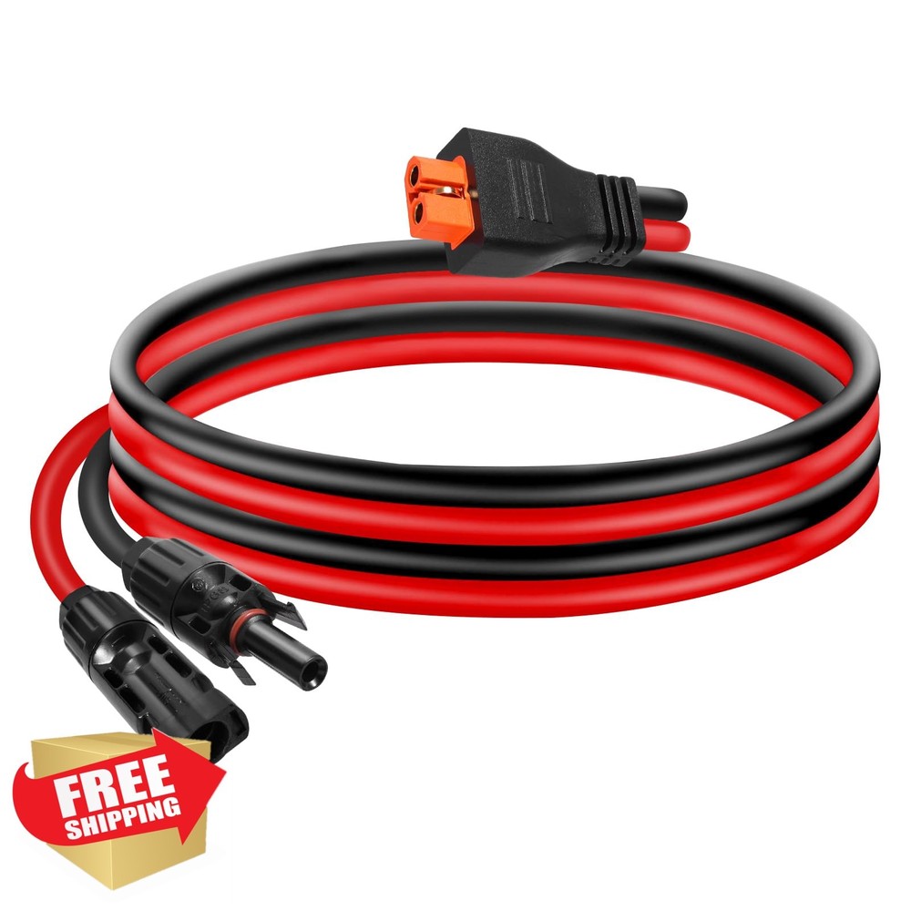 Behaunty 5FT 10AWG XT60i to Solar Panel Cable