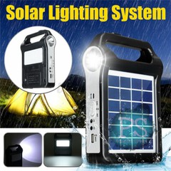 Portable Solar Panel Generator 220V Power Station Storage System USB Charger LED