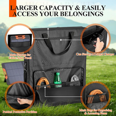 Solar Panel Carrying Case Compatible with Jackery Solarsaga 100W/100X, Waterproo