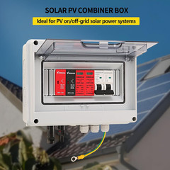 VOU 600V Solar DC PV Combiner Box for Solar Panel,1 String with Lightning Arrest