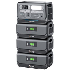 Power Station Generator PPS2400W+3* B200 PRO for Home Battery Backup up to 8kW