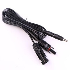 Solar Panel Connector to DC Adapter 16AWG Extension Cable with DC 5.5×2.5mm