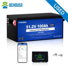 DC HOUSE 48V 100Ah LiFePO4 Lithium Battery Deep Cycle (Slightly Used)