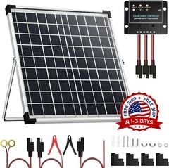 Kit de panel solar con cargador de goteo y soporte de montaje ajustable US NUEVO