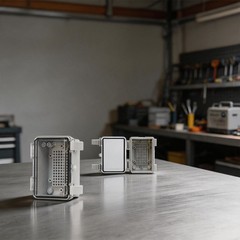 ABS Plastic Waterproof Distribution Box for Outdoor Electrical Housing