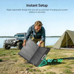 Portable Solar Panel, N-Type, 25% Efficiency, IP67 Waterproof | Only 5.91 100W