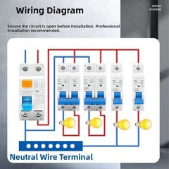 100A Type B DC Leakage Breaker R80 4P 30mA for New Energy Charging Applications