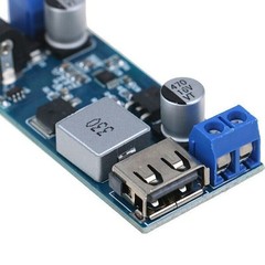 High Efficiency 24V 12V to 5V 5A Step Down Power Supply Converter USB Charging