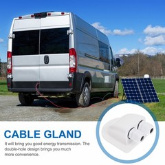 Dual Cable Entry Box Abs Wire Gland Waterproof Pass Through
