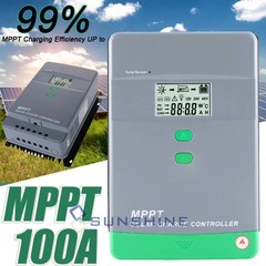 12V/24V/36/48V 50A 60A 100A MPPT Solar Charge Controller Panel Battery Regulator