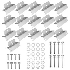 Solar Panel Mounting Brackets Kit – Z Brackets for Roof, RV, Trailer, Wall, Off-