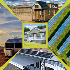41″ Solar Panel Mount, 0 to 90° Adjustable Solar Panel Mounting Brackets, Alumin