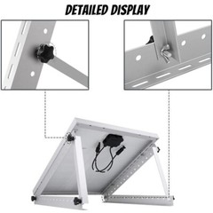 Adjustable Solar Panel RV Tilt Mount Brackets Roof Flat Surface Mounting Stand