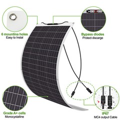 12V 900W Watt Mono Solar Panel Power RV Camping Home Boat Camp Off Grid 12BB New