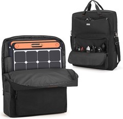 HODRANT HD00701 Solar Panel Storage Bag Black Padded Travel Carrying Case