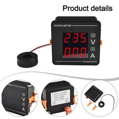Electricity Monitoring Tool Digital Voltage and Current Meter AC50500V