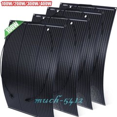 400W 200W 100W 18V Solar Panel Power Mono 18BB Roof RV Boat Off-Grid Battery