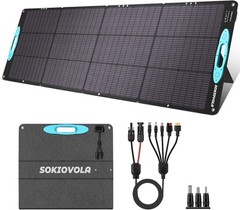 Waterproof 200W Foldable Solar Panel for Camping and RV Power Solutions