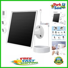 High Efficiency 6W Solar Panel for Ring Spotlight & Stick Up Cam – Fast Charging