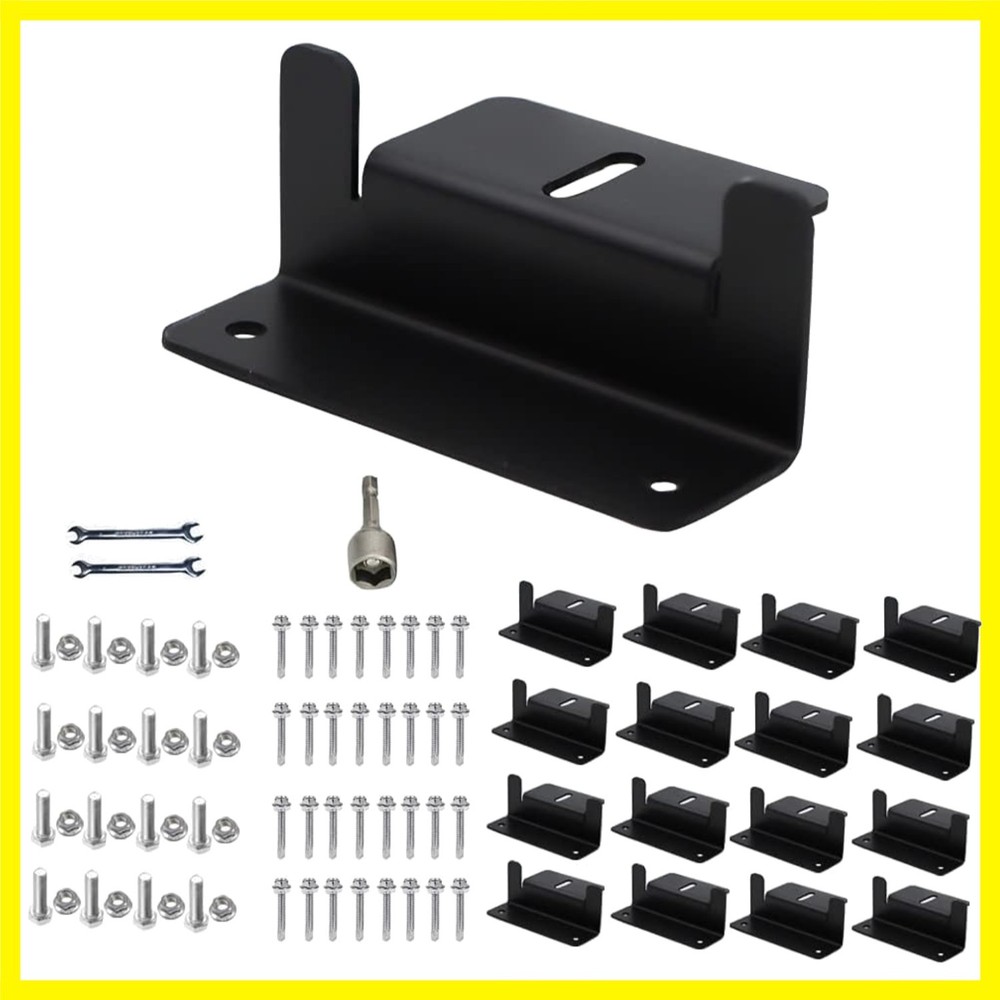 Solar Panel Mounting Brackets Z Bracket with Nuts and Bolts | Suitable for 50…
