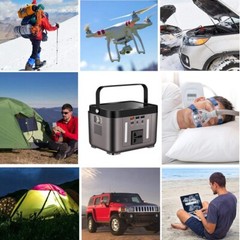 New Solar Portable Generator Camping Emergency Battery Power Station Power Bank