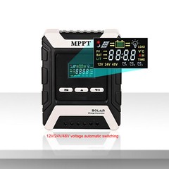 20-60A MPPT Solar Charge Controller Charger 12V/24V/48V with Color LCD Display