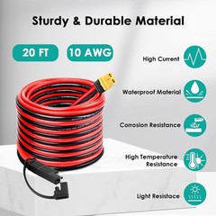 High Efficiency 10AWG SAE to XT60 Cable