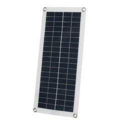 10W solar flexible panel, car and ship battery charger, dual output solar panel