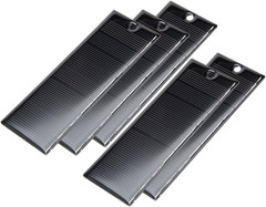 Uxcell 5Pcs 4.5V 130Ma Poly Mini Solar Cell Panel Module DIY for Light Toys Char