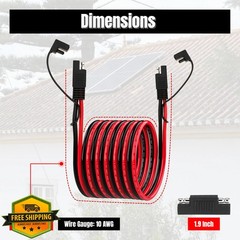 unrulysoul 15FT 10AWG SAE Cable