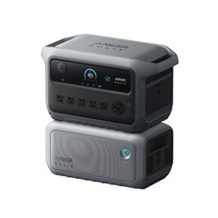 Anker SOLIX C2000 Gen 2 Portable Power Station with BP2000 Expansion Battery