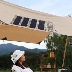 For Camping Hiking 800W Foldable Solar Panel USB 5V Charger Portable Power Bank