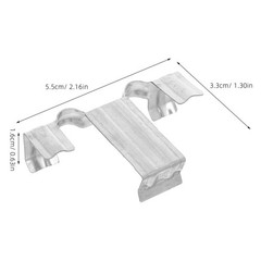 50pcs Solar Panel Water Drain Clips, Stainless Steel Drainage Guide Clips to
