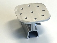 KLIP LOK or LONGLINE SOLAR FLAT ROOF MOUNTING BRACKET FEET no roof penetration