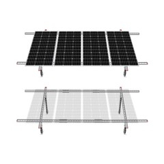 ECO-WORTHY Adjustable Multi-Pieces Solar Panel Mounting Brackets Kit System f…