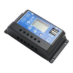 60A Solar Panel Battery Regulator Charge Controller PWM LCD Dual USB 12V24V