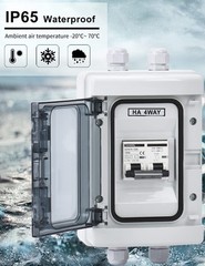 DC 100 Amp Breaker Outdoor Disconnect Miniature Circuit Breaker for Solar Pa