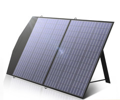 Foldable Solar Panel 100W, Portable Solar Panel Kit For Portable Power Station
