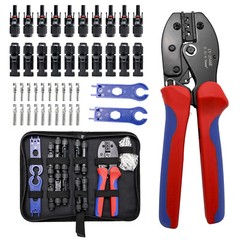 Solar Panels Connectors Kit 10 Pairs Solar Crimping Tool Kit Solar Cable Crimper