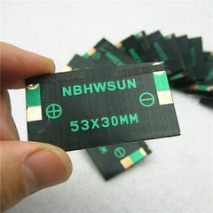 10Pcs/Lot DIY Toy 5V 30mA 53X30mm Micro Mini Small Power Solar Cells Panel