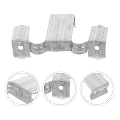 50pcs Solar Panel Water Guide Clips, Metal Solar Drainage Clamps for Improved