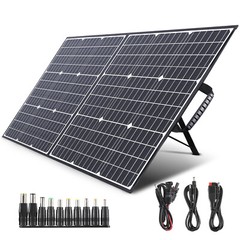 166- 518Wh Solar Generator Portable Power Station with 100W Foldable Solar Panel