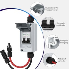 Solar Disconnect Switch,1000V 60A Solar Panel Disconnect Switch,IP71 Waterpro…