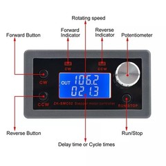 LCD Display Stepper Motor Speed Controller Module for Various Projects