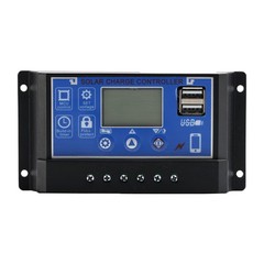 60A Solar Panel Battery Regulator Charge Controller PWM LCD Dual USB 12V24V