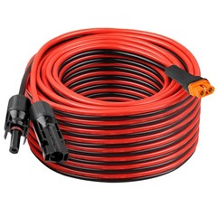 10AWG 50FT Solar to XT60i Extension Cable 3 6 10 35 50 75 100FT Heavy Duty Ad…
