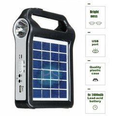 Portable Solar Panel Generator 220V Power Station Storage System USB Charger LED